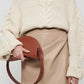 Stand-up collar zipper pullover sweater