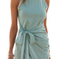 Sleeveless  Irregular Dress