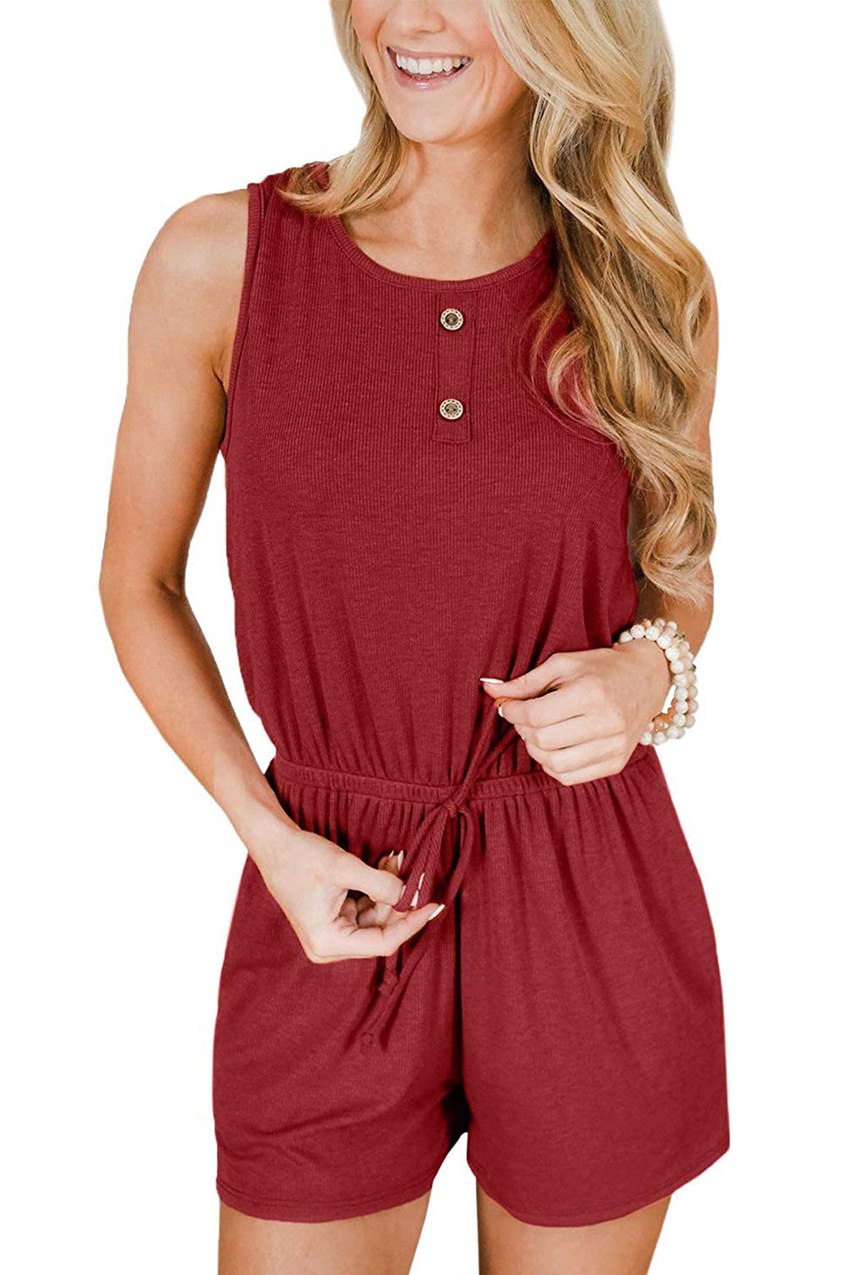 Casual Sleeveless Romper