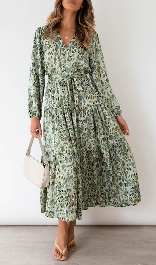 Floral Long Sleeve Dress