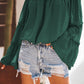 Pagoda Sleeve Off The Shoulder Chiffon Top