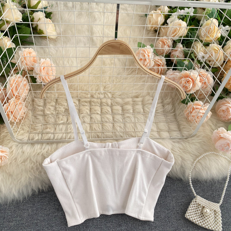 Letters Embroidery Camisole