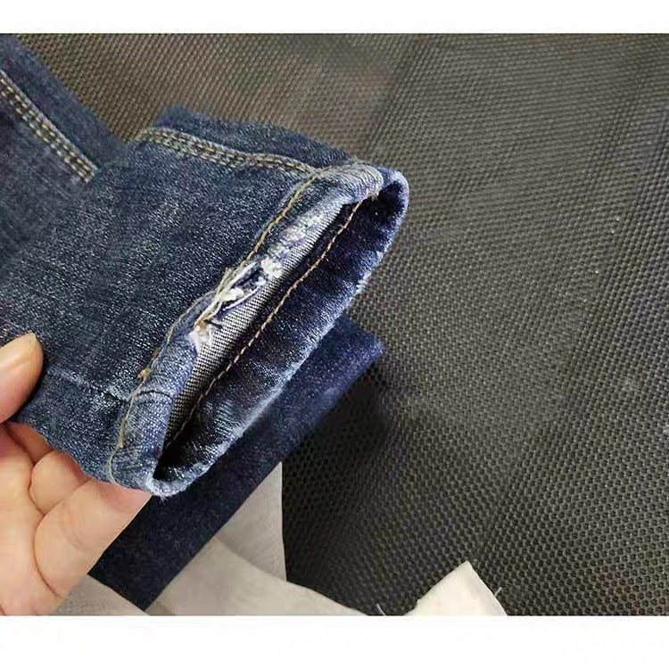 Navy Blue Stretch Jeans