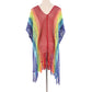 Colorful Knit Cover Up