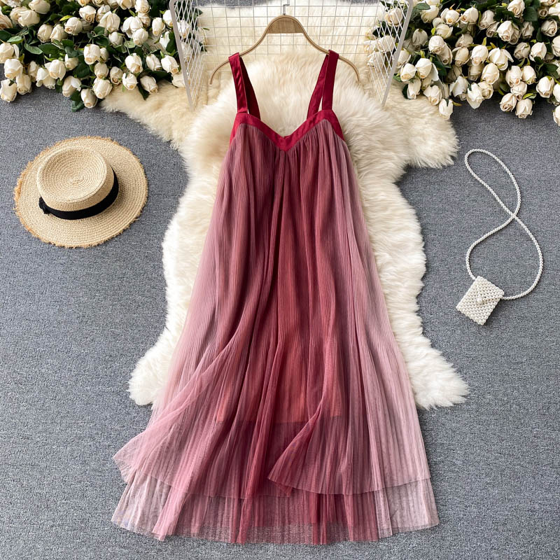 Grenadine Sleeveless Dress