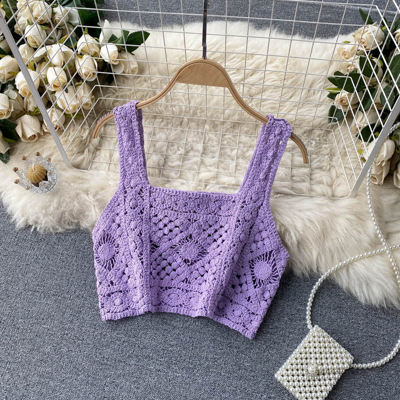 Knit Hollow Out Camisole