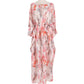 Coral Print Cover Up