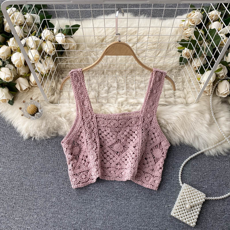 Knit Hollow Out Camisole