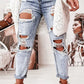 Casual Holes Jeans