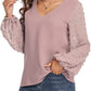 Chiffon V Neck Top