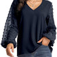 Chiffon V Neck Top
