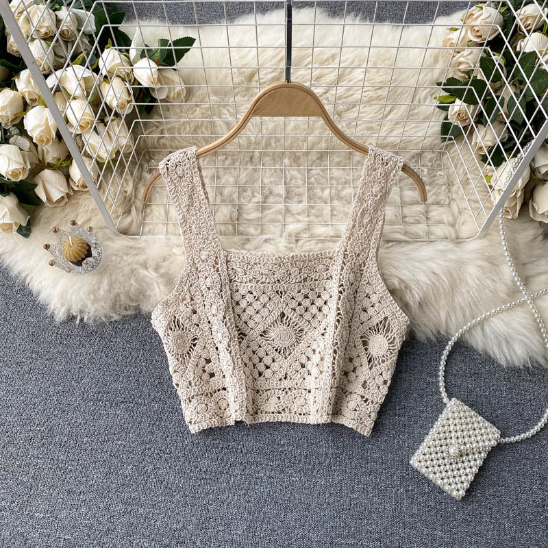 Knit Hollow Out Camisole