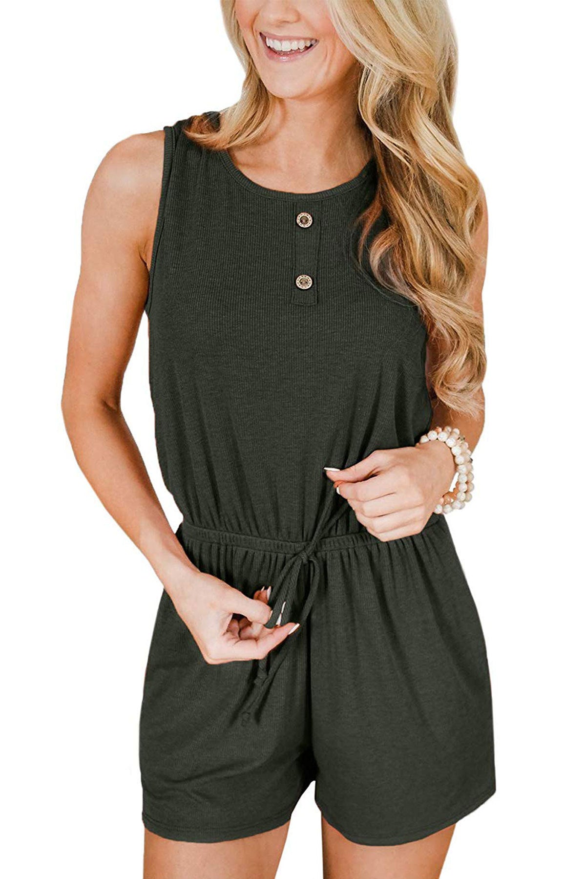 Casual Sleeveless Romper