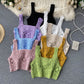 Knit Hollow Out Camisole