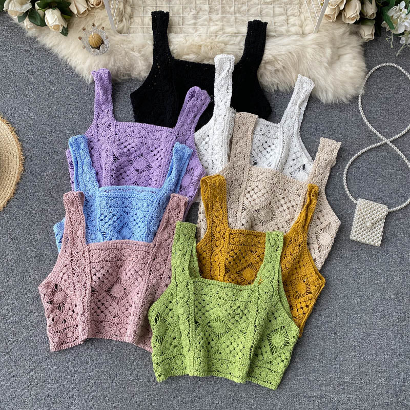 Knit Hollow Out Camisole