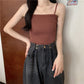 Knit Spaghetti Straps Tops