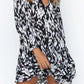Floral Deep V neck Dress