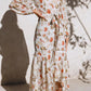 Floral Round Neck Dress