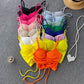 Solid Color Drawstring Camisole