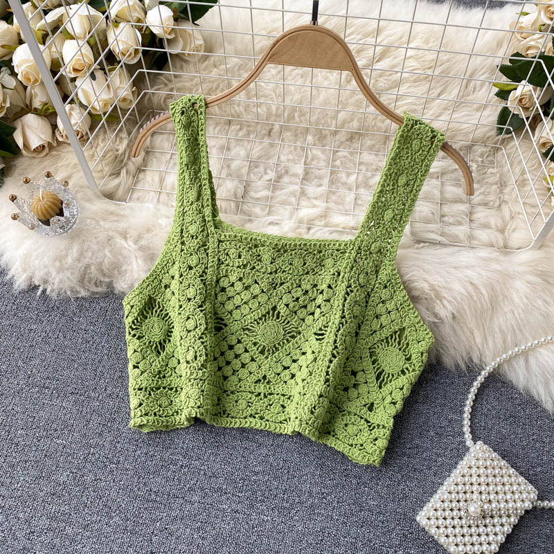 Knit Hollow Out Camisole