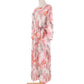 Coral Print Cover Up