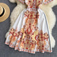 Boho Front Buttons Dress