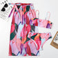 Multicolour Three Pieces Bikini Set