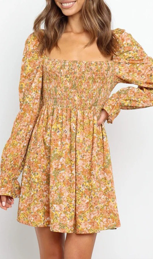 Casual Floral Dress