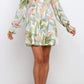 Leaves Print Dress