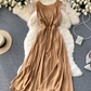 Fold Sleeveless Dress