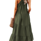 Solid Color Casual Dress