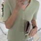 V Neck Knit Top