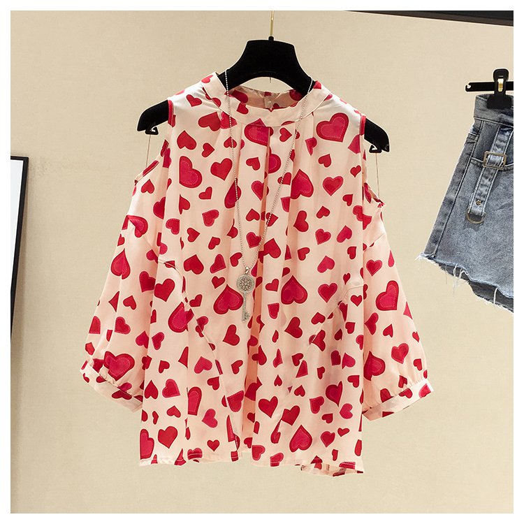 Off The Shoulder Chiffon Top