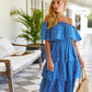 Off The Shoulder Dots Dress
