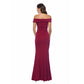 Off The Shoulder Slit Maxi Dress