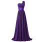 One Shoulder Maxi Party Dress