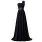 One Shoulder Maxi Party Dress
