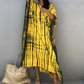 Colorful Slit Cover Up