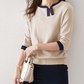 Casual knitted sweater top