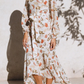 Floral Round Neck Dress