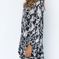 Floral Deep V neck Dress