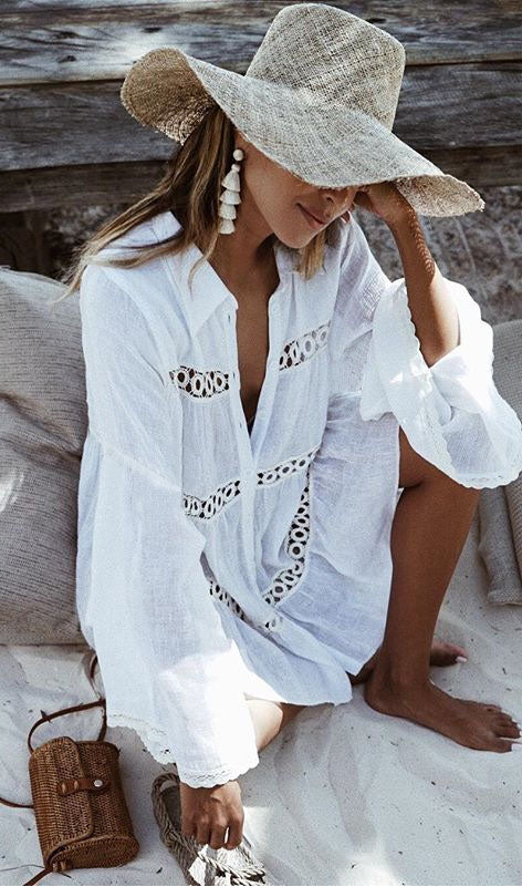 Pagoda Sleeve Cover Up