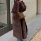 Plush Cardigan Coat