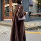 Plush Cardigan Coat