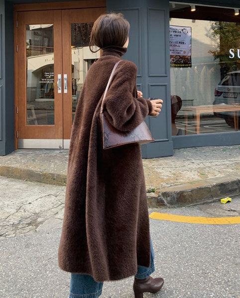 Plush Cardigan Coat