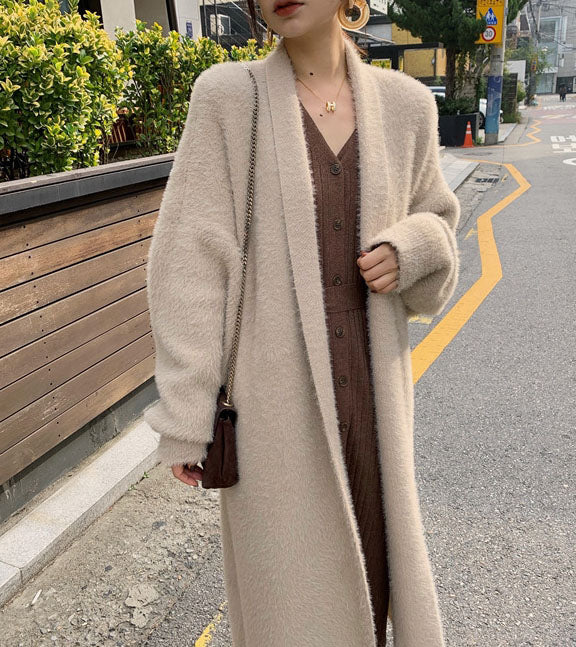 Plush Cardigan Coat