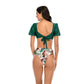 Puff Sleeve Bikini Set