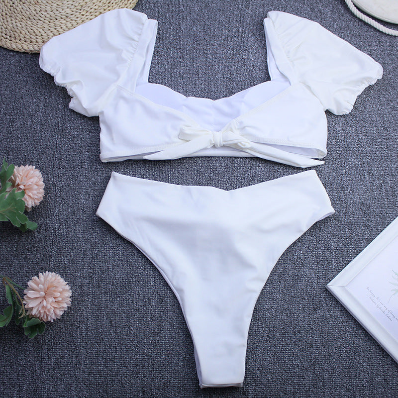 Puff Sleeve Bikini Set