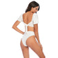 Puff Sleeve Bikini Set
