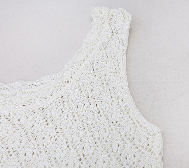 Knit Tassels Cover Up